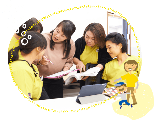 担当利用者様をチームでケア